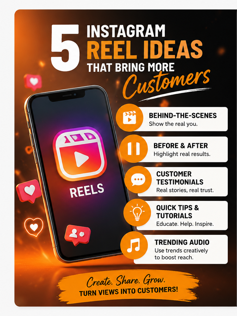 5 Instagram Reel Ideas That Bring More Customers