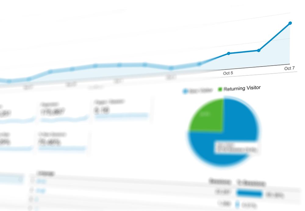 Business growth analytics chart